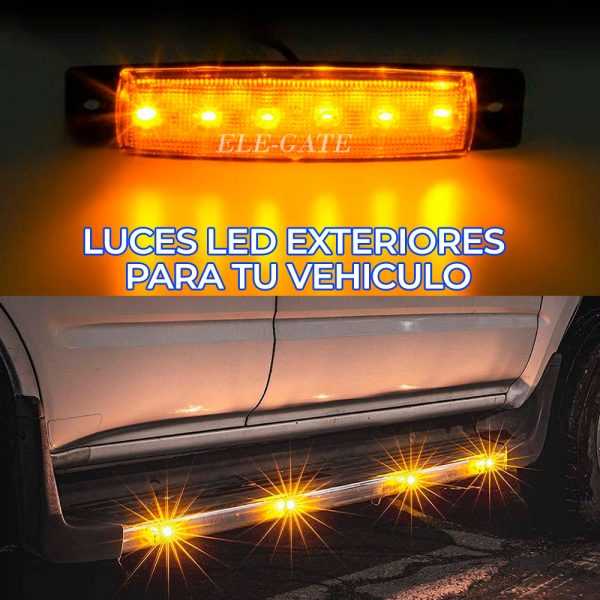 10 Led Luces Laterales De Marcador Para Camión Remolque Ámba