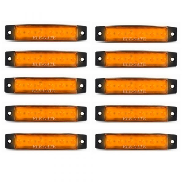 10 Led Luces Laterales De Marcador Para Camión Remolque Ámba
