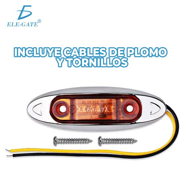 Luces Led De Señalización Para Coche Color Amarillo