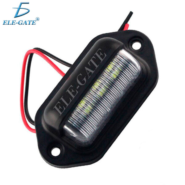 Luz Led De 12V Para Placa De Matrícula Exterior Y Interior Rojo