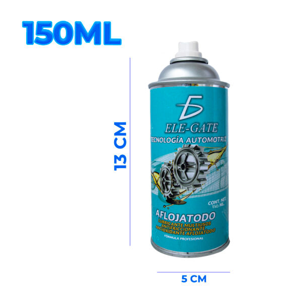 Aceite Aflojatodo En Aerosol 150Ml Con Formula Super Viscosa Y Trasparente