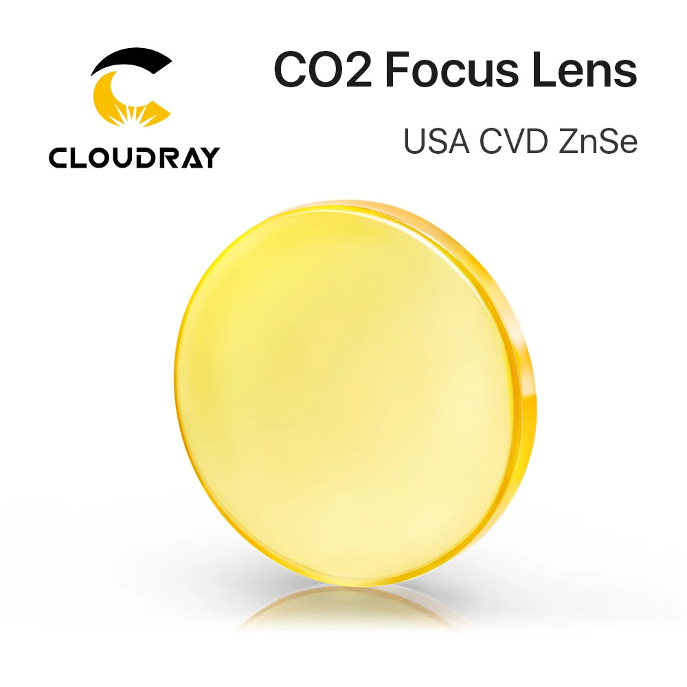 Lente de Enfoque Cloudray USA CVD ZnSe para Láser CO2