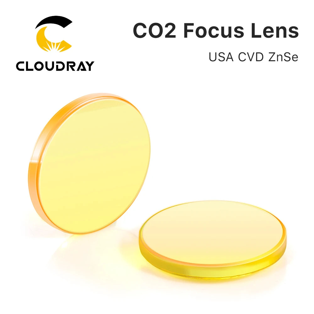 Lente de Enfoque Cloudray USA CVD ZnSe para Láser CO2