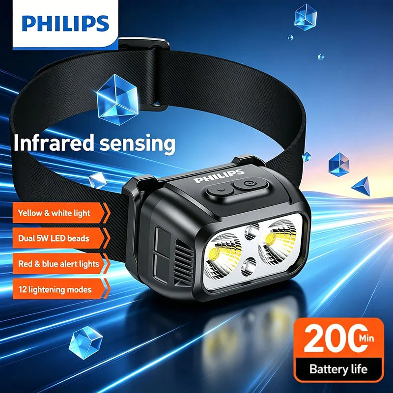 Linterna Frontal Philips 1341 para Exteriores