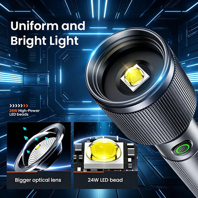 Linterna Philips de Luz Potente de Largo Alcance