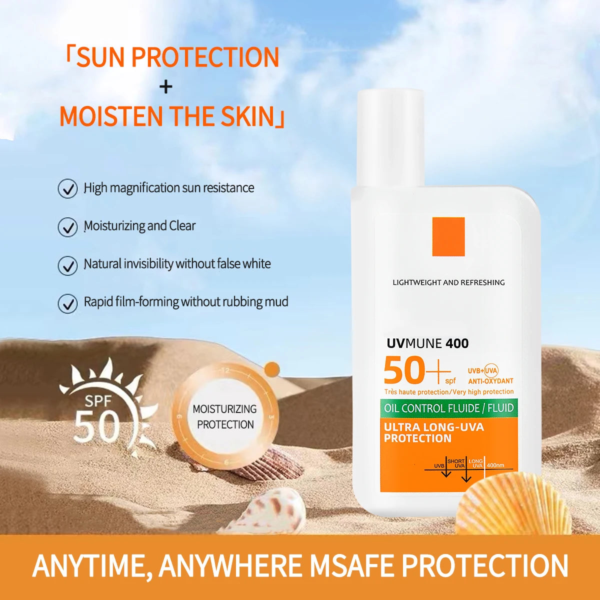 Loción de protección solar Original SPF50 +,