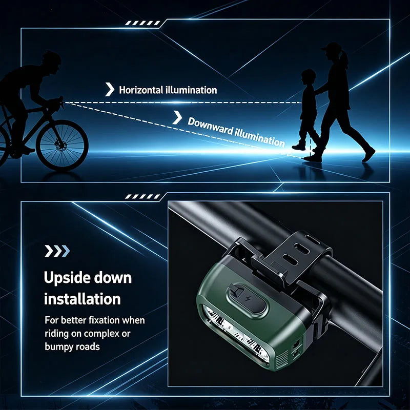 Luces para bicicleta Philips, impermeables y recargables