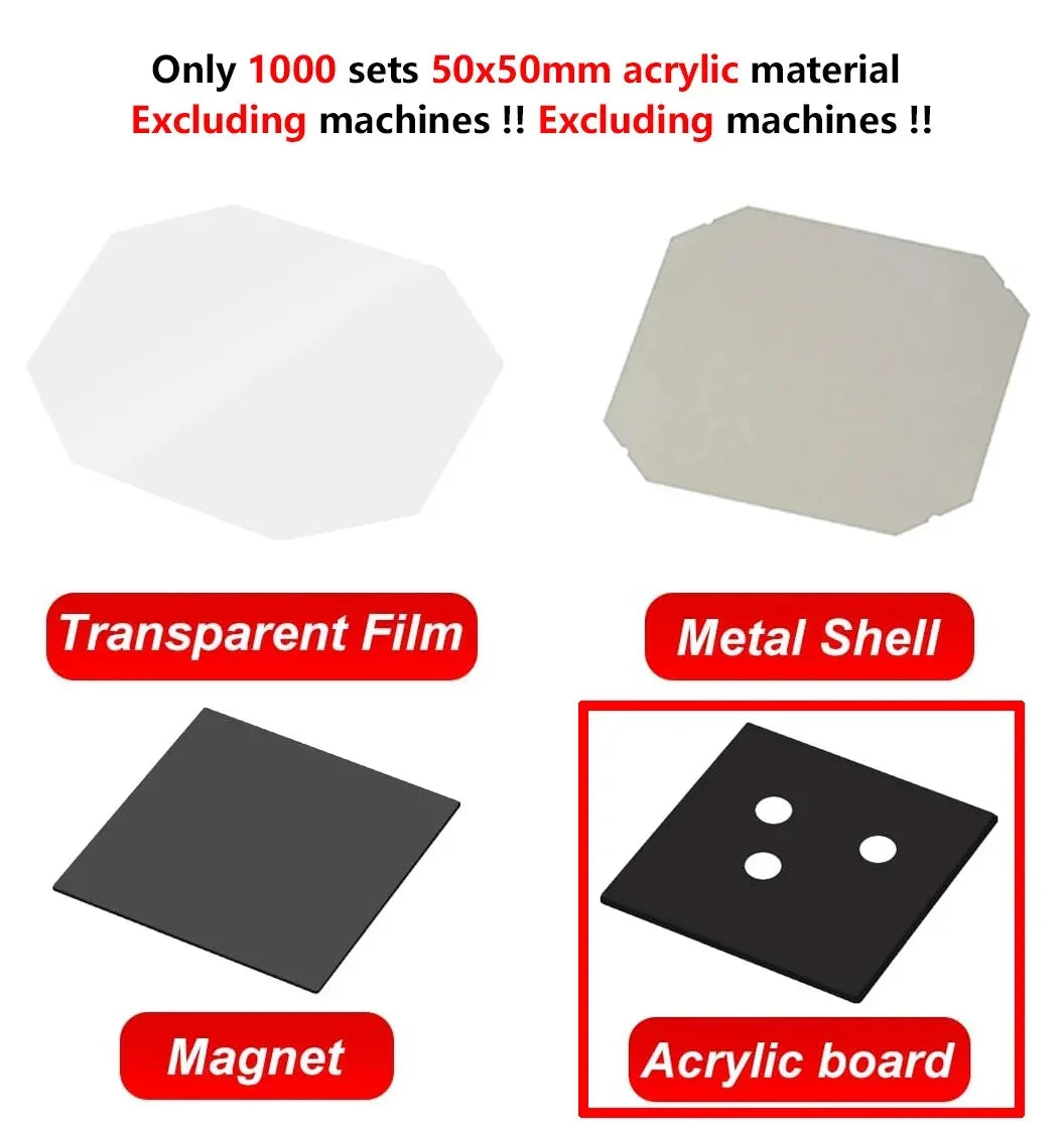 Máquina para hacer insignias de pegatinas