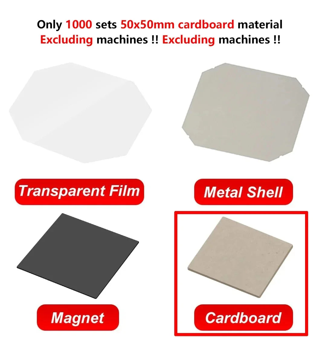 Máquina para hacer insignias de pegatinas