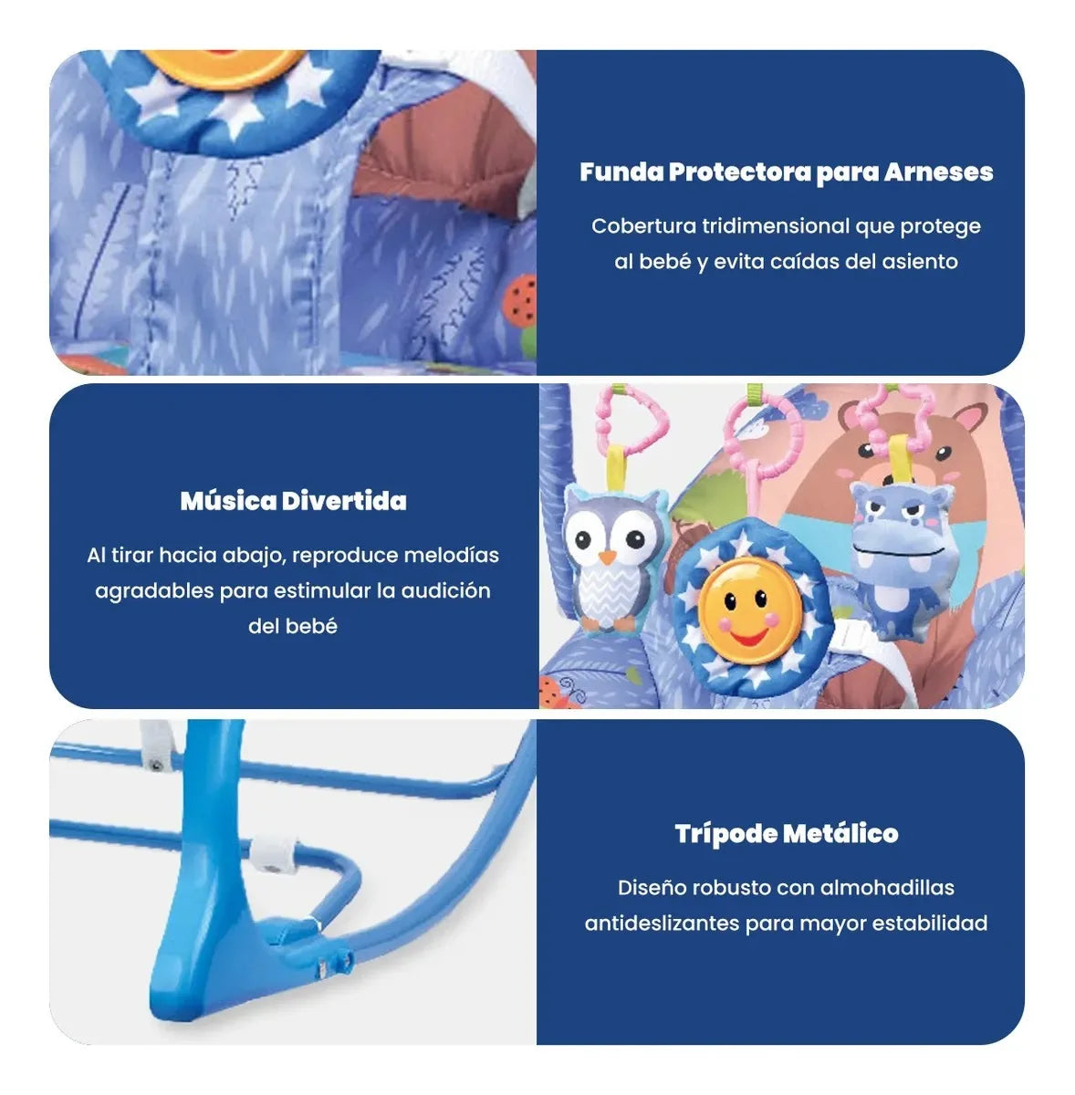 Mecedora de bebé, juguete eléctrico para bebé