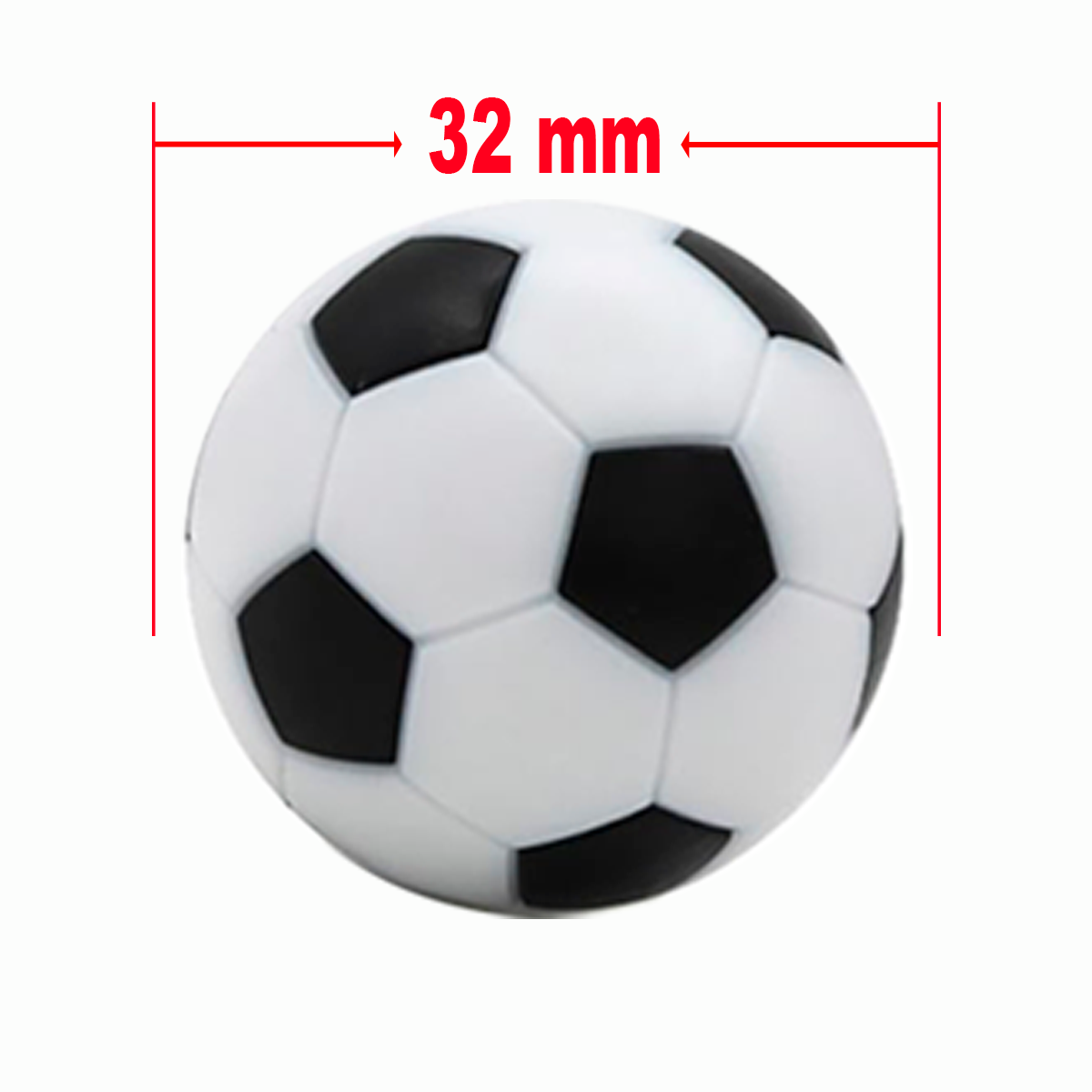 12 Pelotas Para Futbolito Con Diseño De Balón