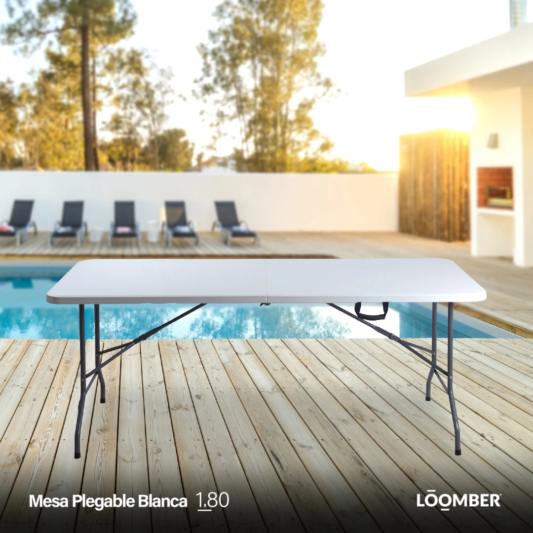 Mesa Plegable Blanca