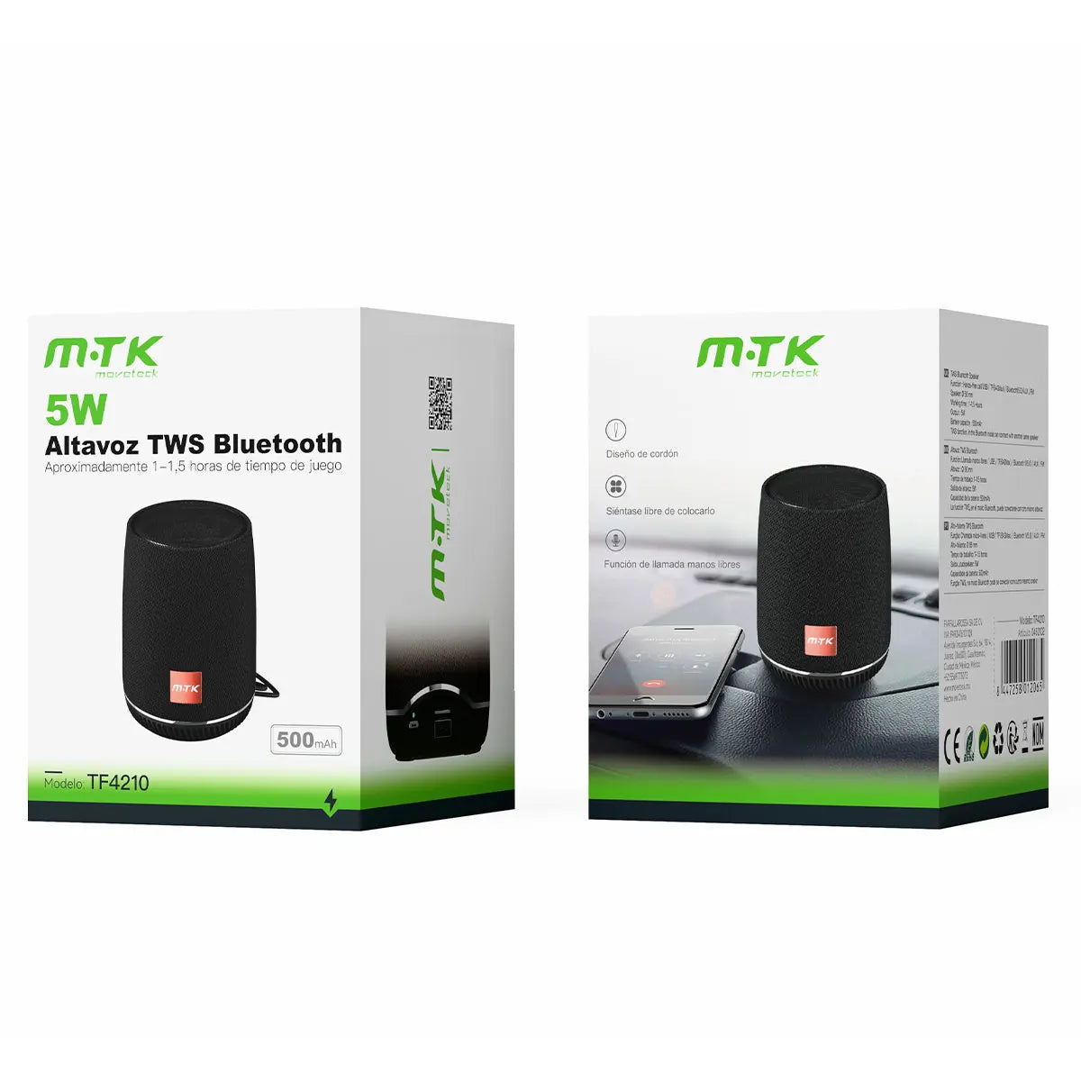 Mini Bocina Bluetooth Portatil