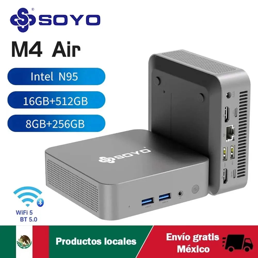 Mini PC DDR4 16GB RAM 512GB ROM WiFi5 BT5.0