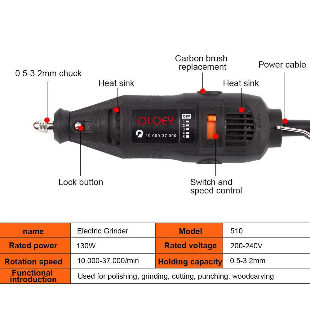 Mini Taladro Eléctrico