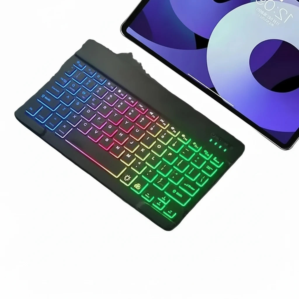 Mini teclado ultradelgado silencioso inalámbrico Bluetooth