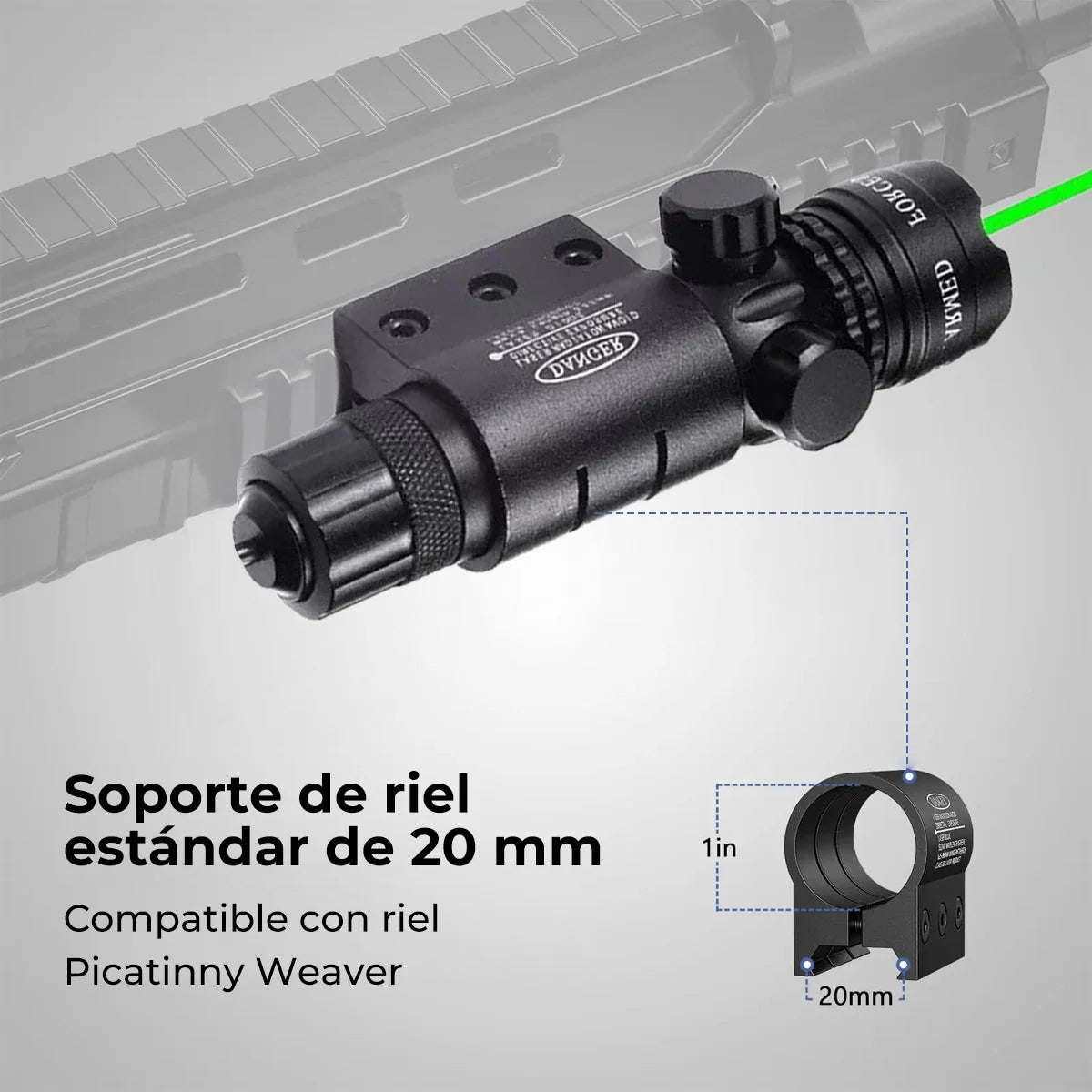 Mira láser táctica