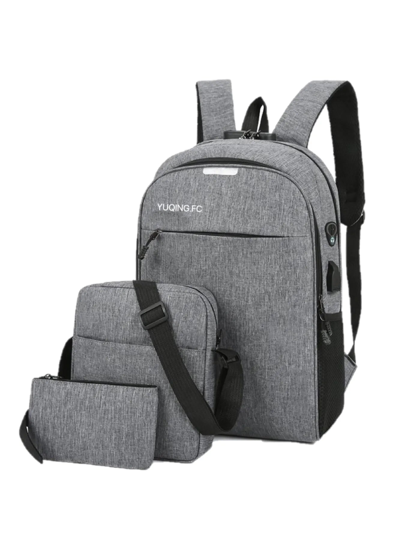 Mochila Antirrobo Casual Carga Usb Escolar Laptop 15.6 Plugadas