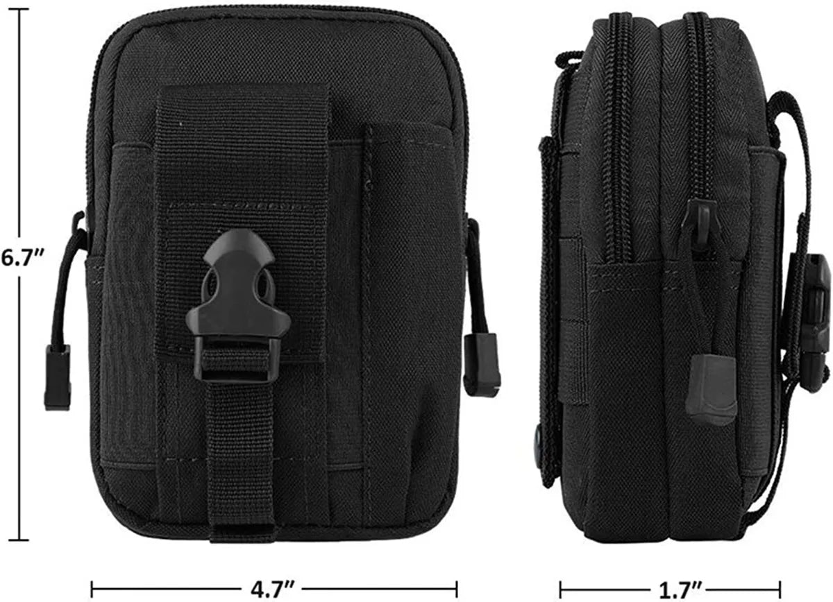 Mochila Táctica Militar Bolso De Cintura Smartphone Cartera