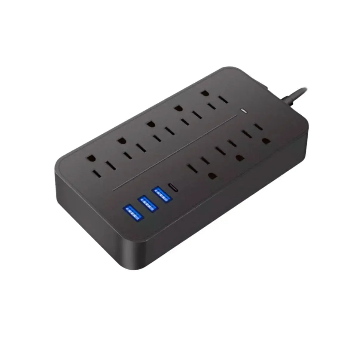 Multicontacto con 8 Salidas AC, 3 USB-A y 1 USB-C