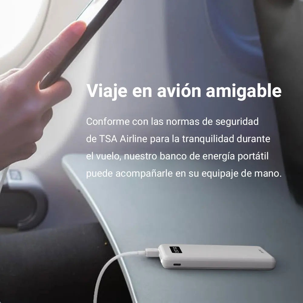 Cargador Rápido 3 USB Puertos y Pantalla LED
