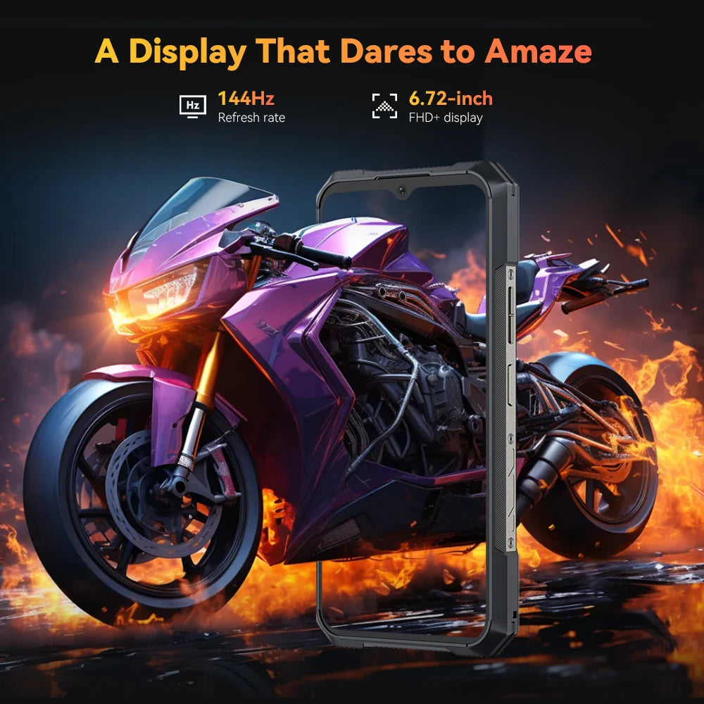 Smartphone resistente 5G, Dimensidad 8200,