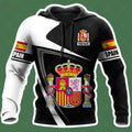 Sudadera con capucha de calavera española para hombre