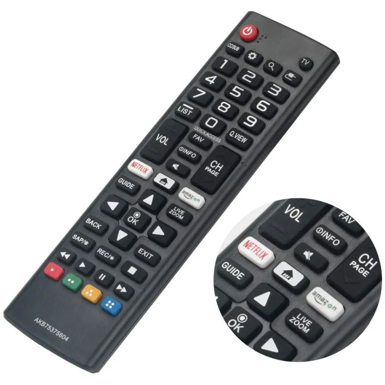 Nuevo control remoto AKB75375604 de reemplazo para televisores LG
