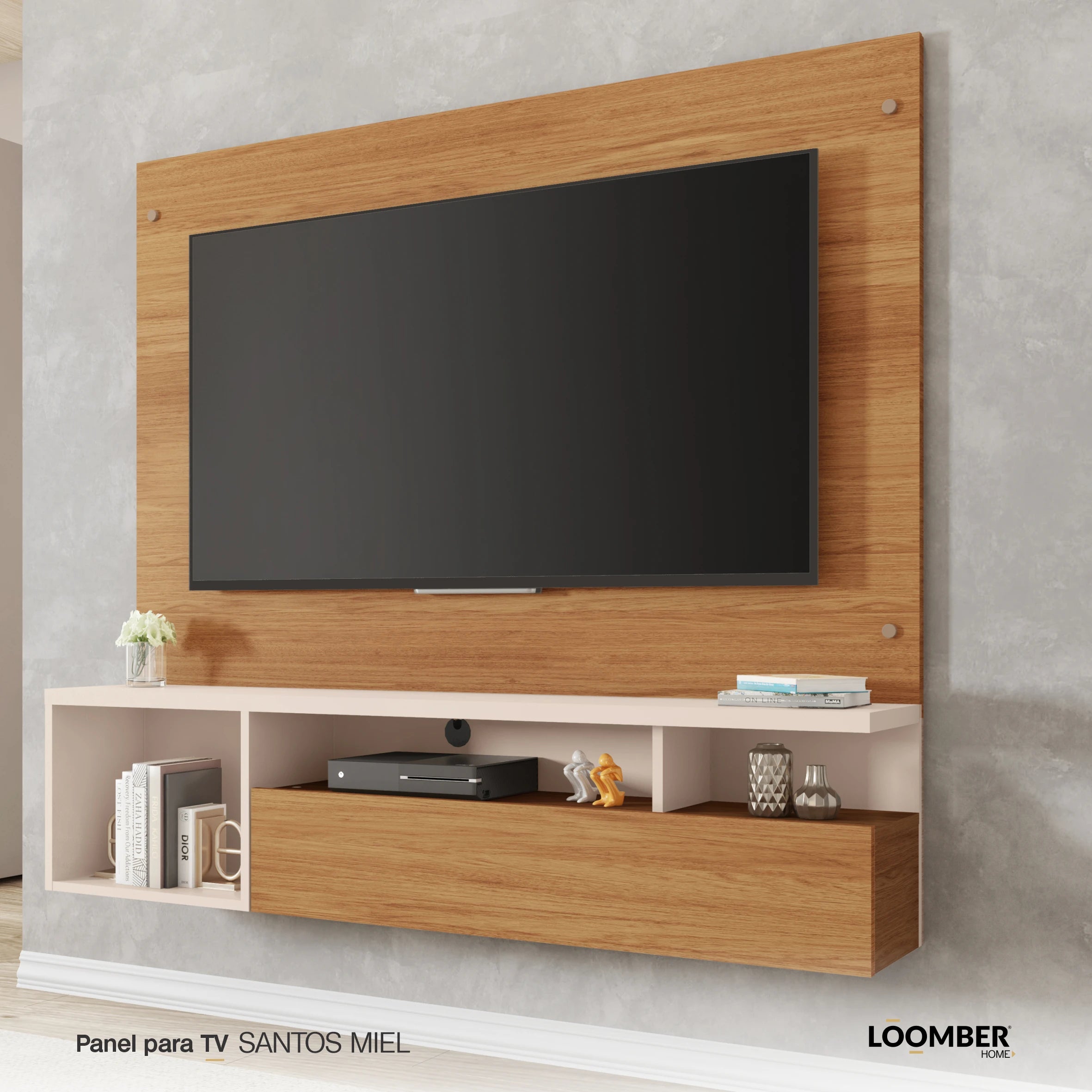 Panel para TV Santos Miel Loomber