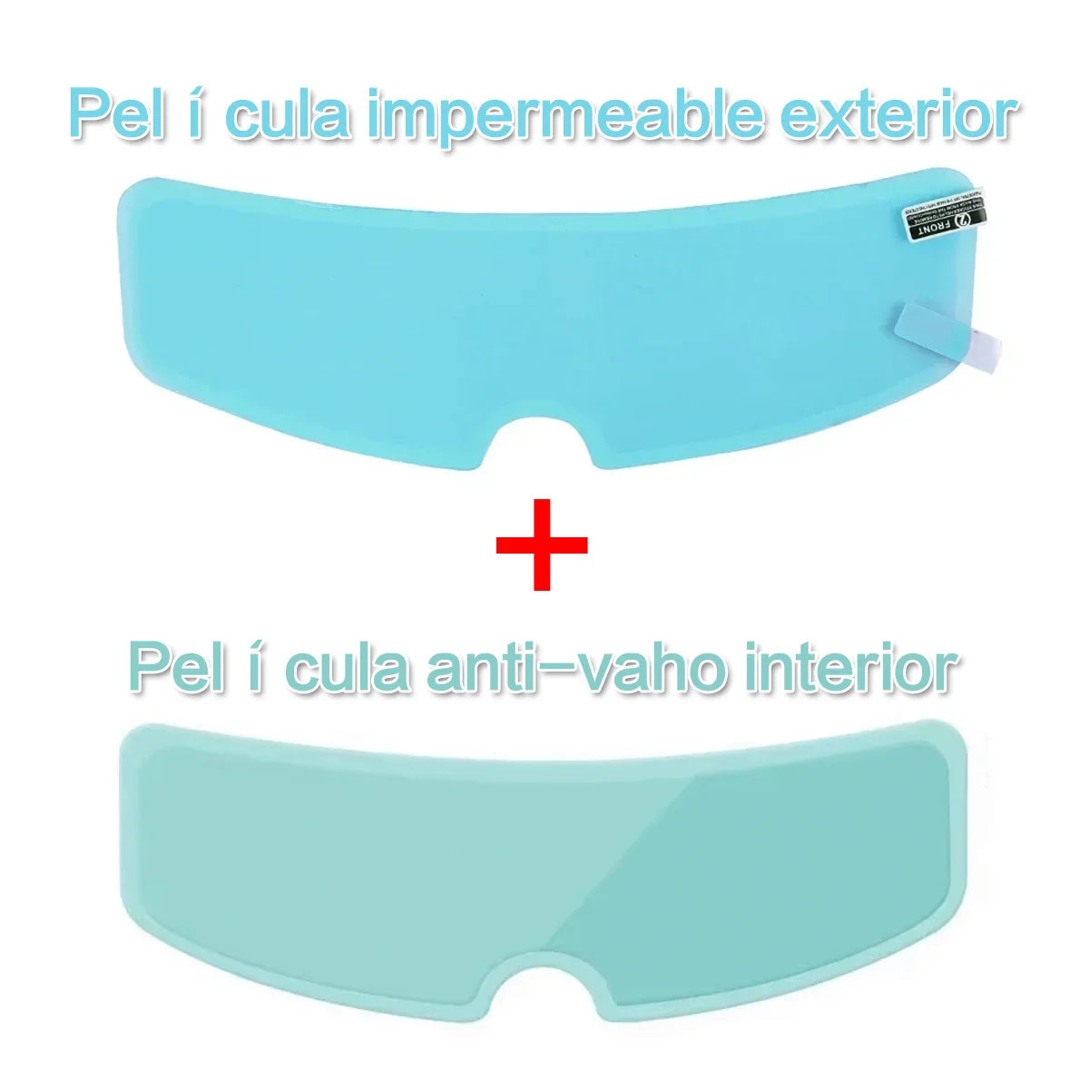 Película antivaho y antiniebla para Casco