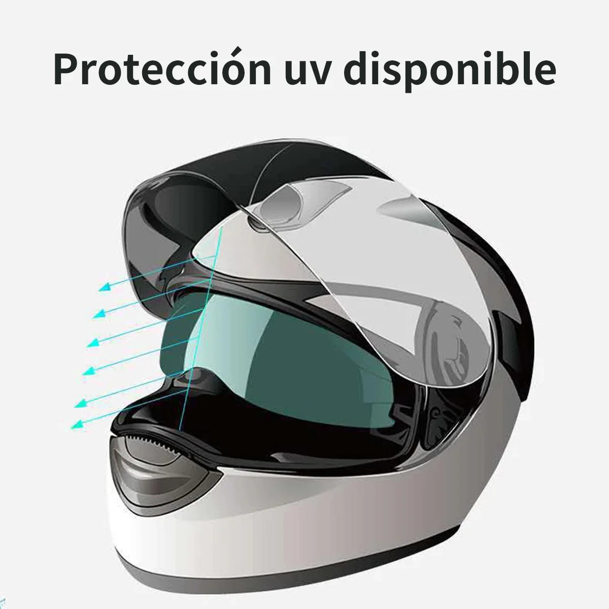 Película antivaho y antiniebla para Casco