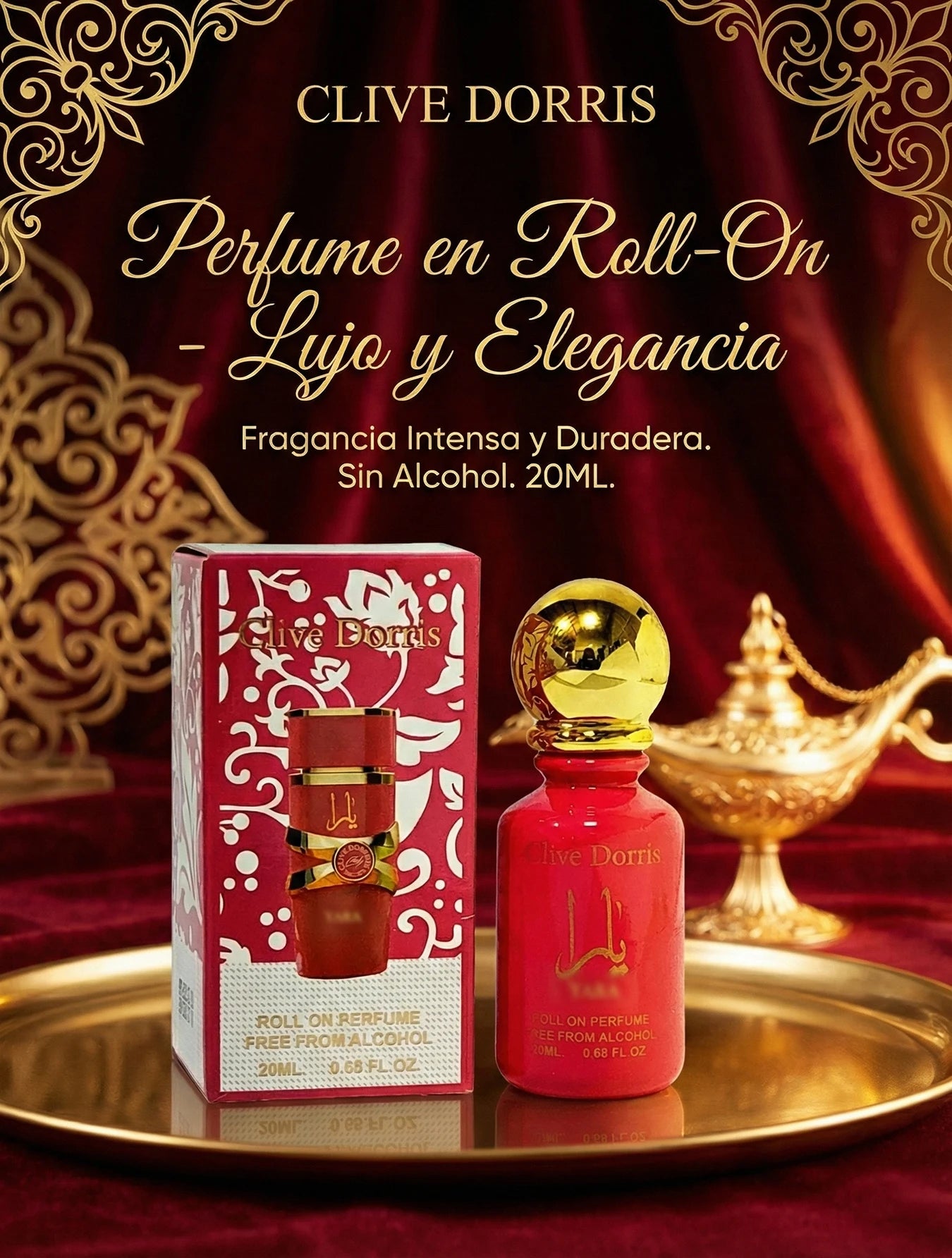 Perfume Roll-On Clive Dorris Mujer 20ML