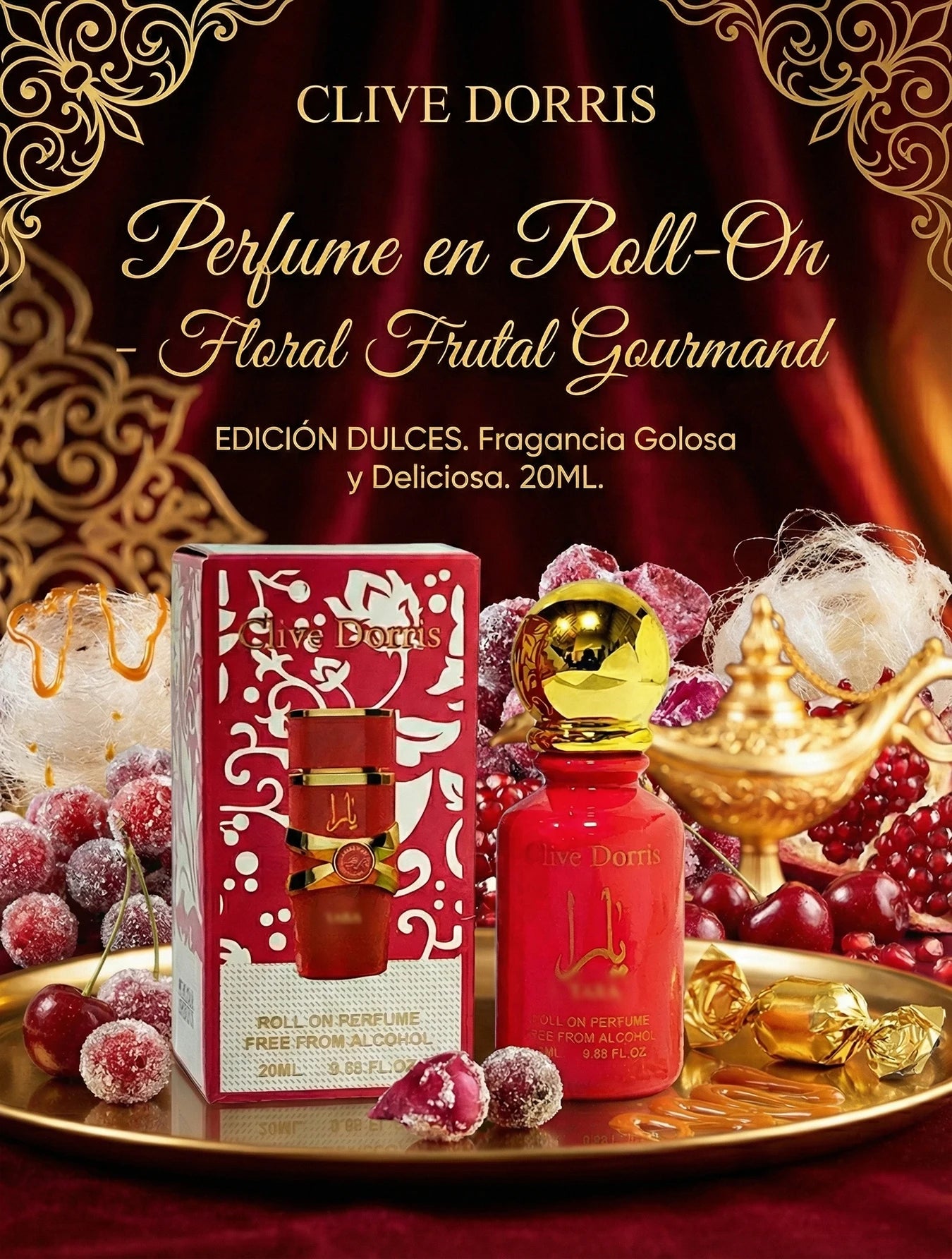 Perfume Roll-On Clive Dorris Mujer 20ML
