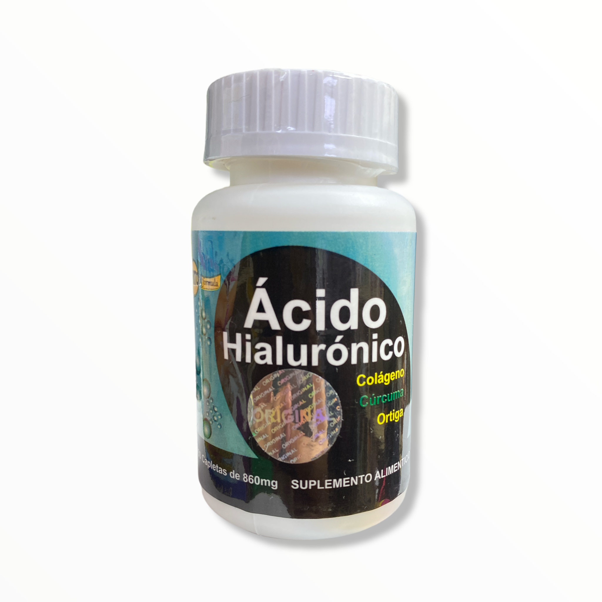 CAP ACIDO HIALURONICO TURQUEZA CON COLAGENO CURCUMA ORTIGA C/30 NUTRITON