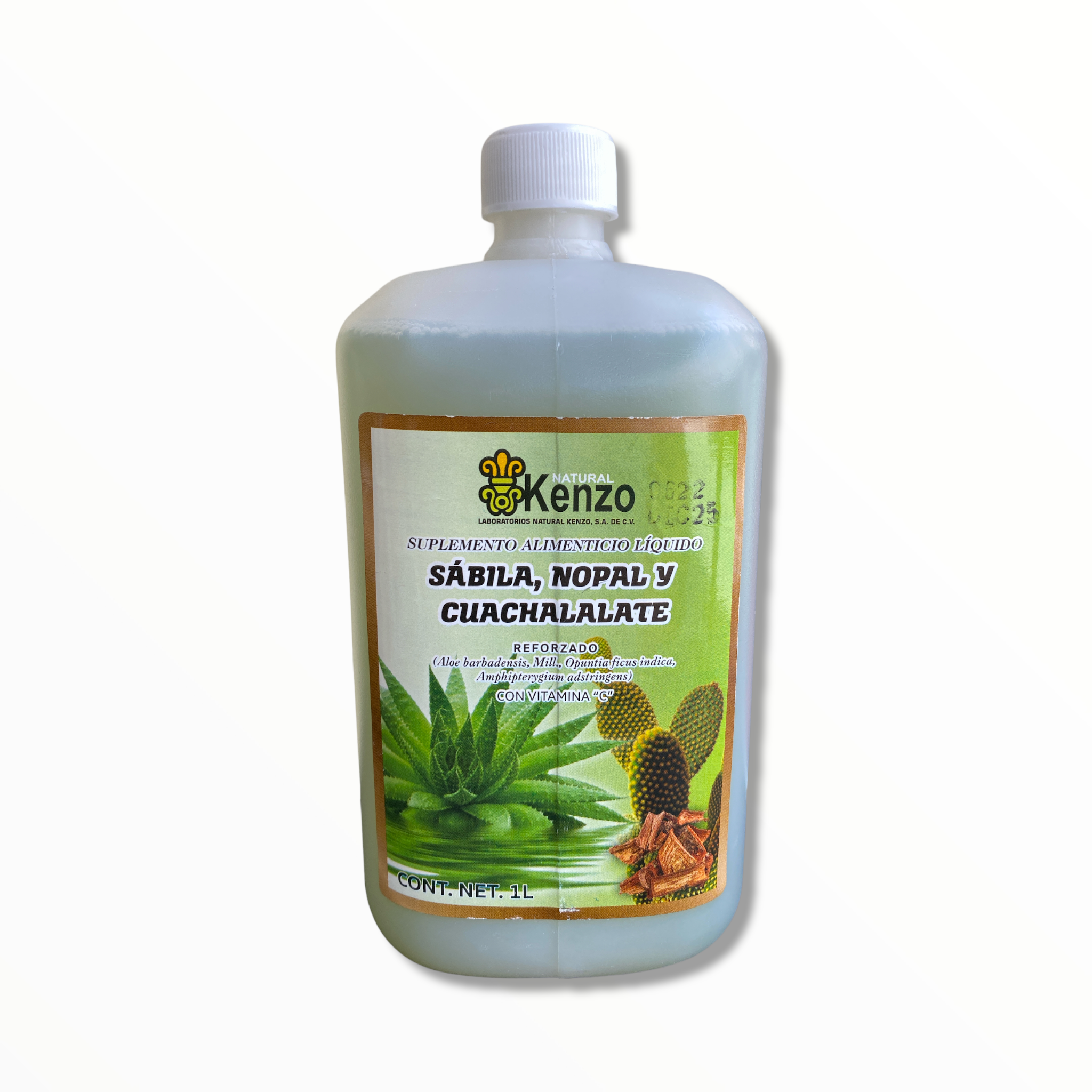 BEBIDA DE SABILA NOPAL Y CUACHALALATE C/ 1L KENZO