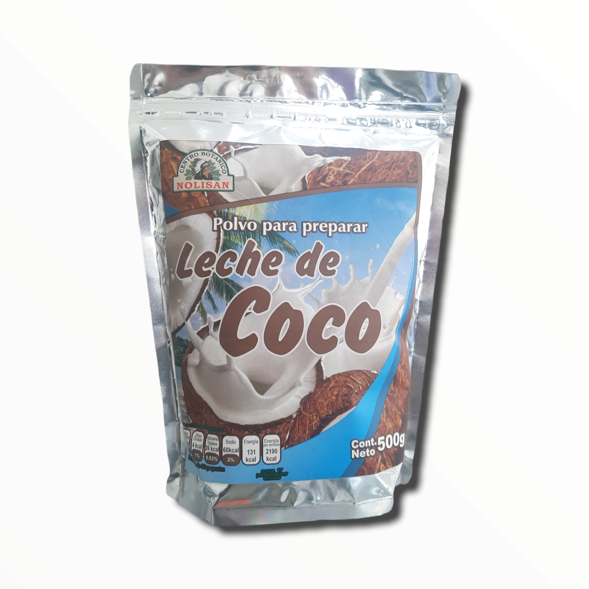 POLVO PARA PREPARAR LECHE DE COCO 500 GR NOLISAN