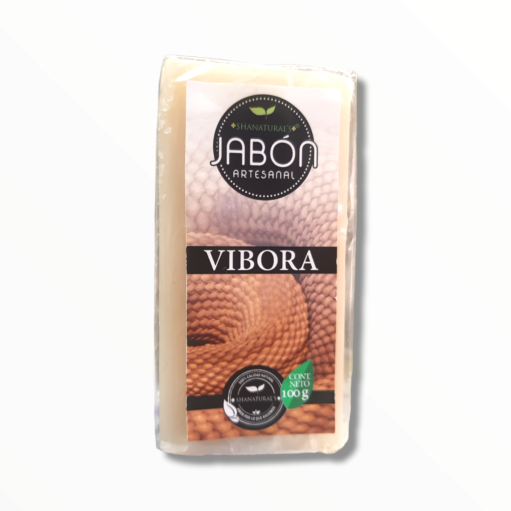 JABÓN ARTESANAL VÍBORA C/100 GR SHANATURAL'S