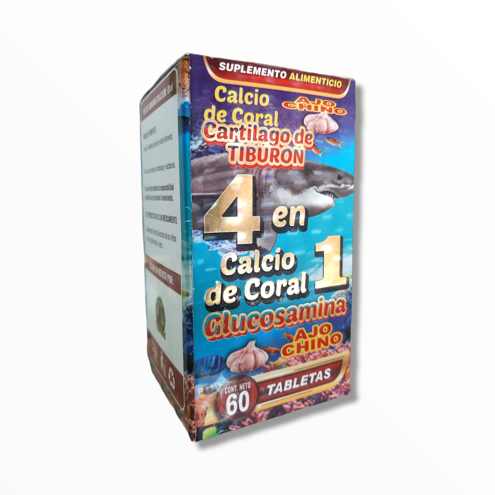 TAB CALCIO DE CORAL 4 EN 1 AJO CHINO C / 60 THE KING