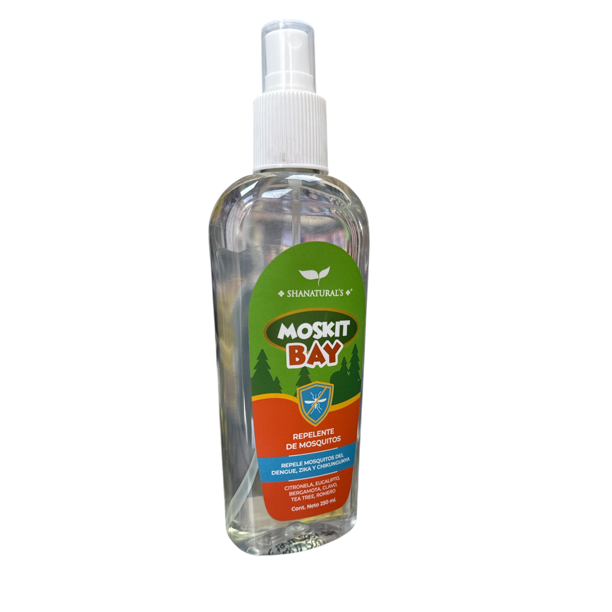 REPELENTE PARA MOSQUITOS MOSKIT OFF / BAY C/ 250 ML SHANATURAL'S