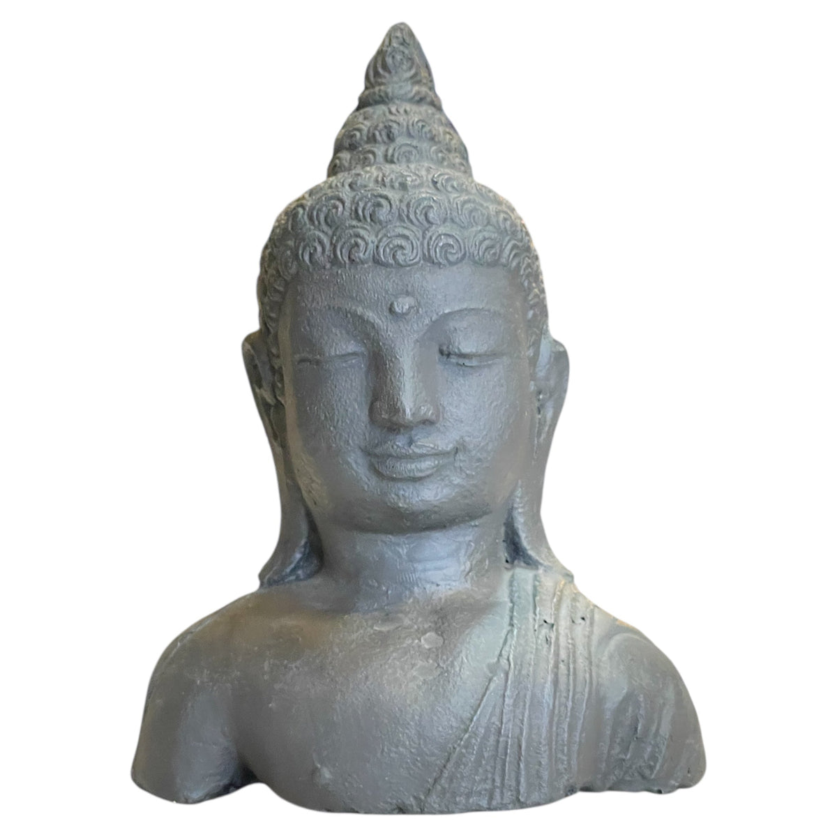 Busto De Buda Negro 17x12x6