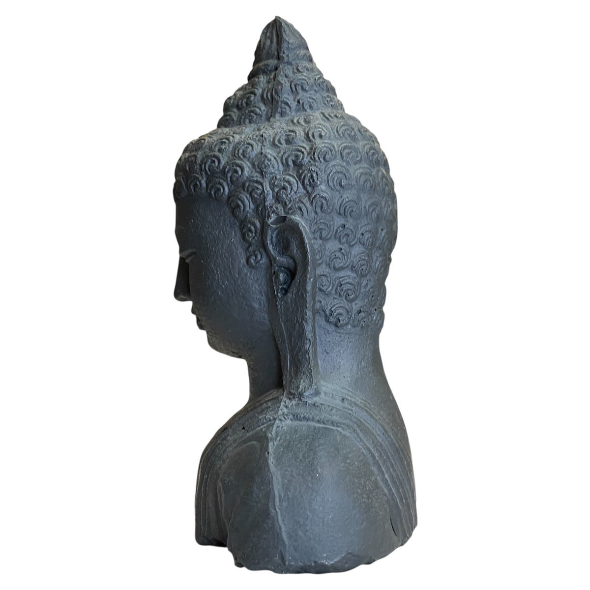 Busto De Buda Negro 17x12x6