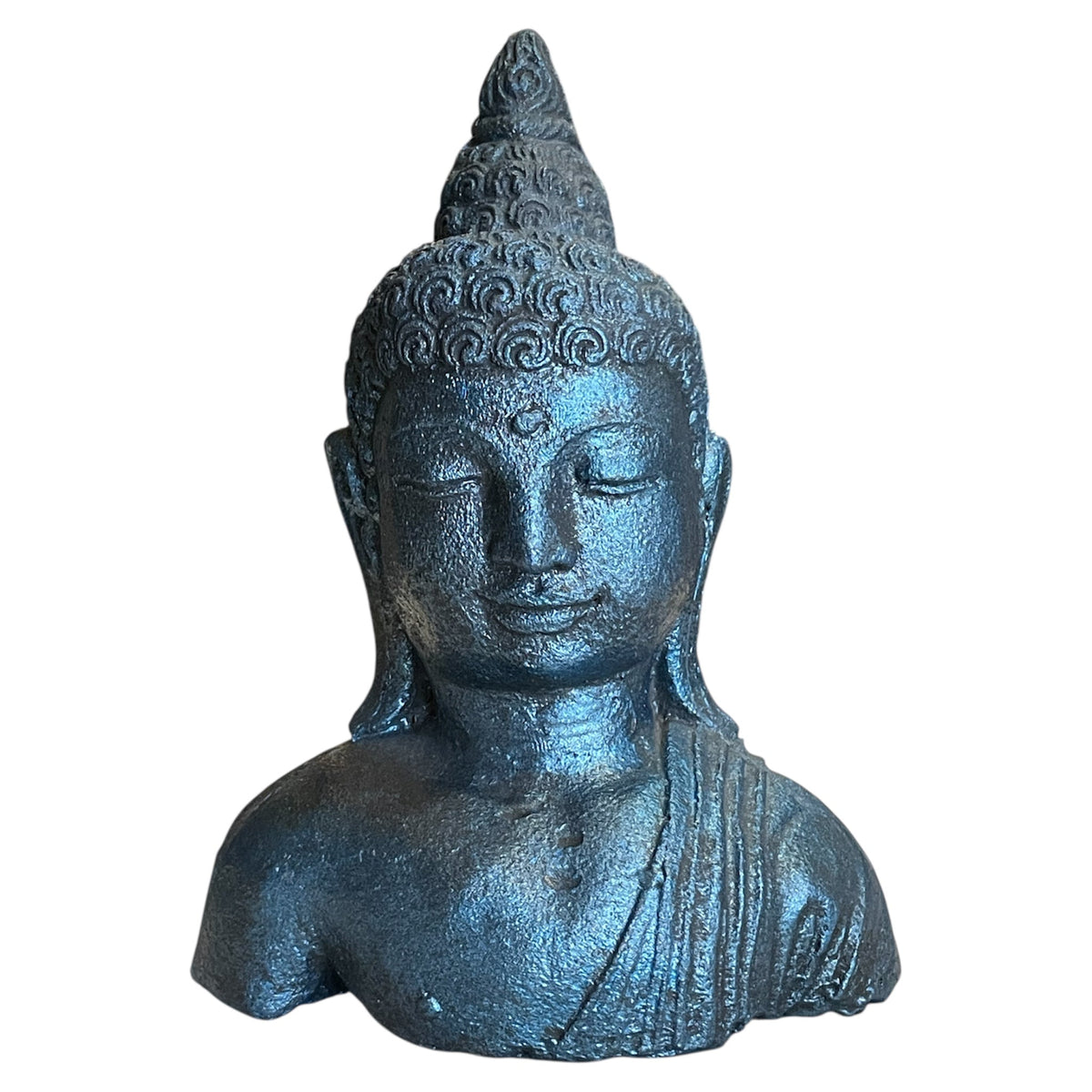 Busto De Buda Negro 17x12x6