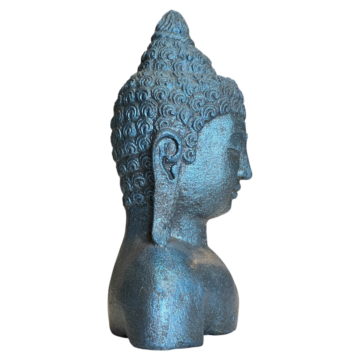 Busto De Buda Negro 17x12x6