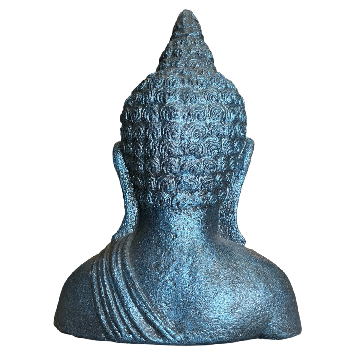 Busto De Buda Negro 17x12x6