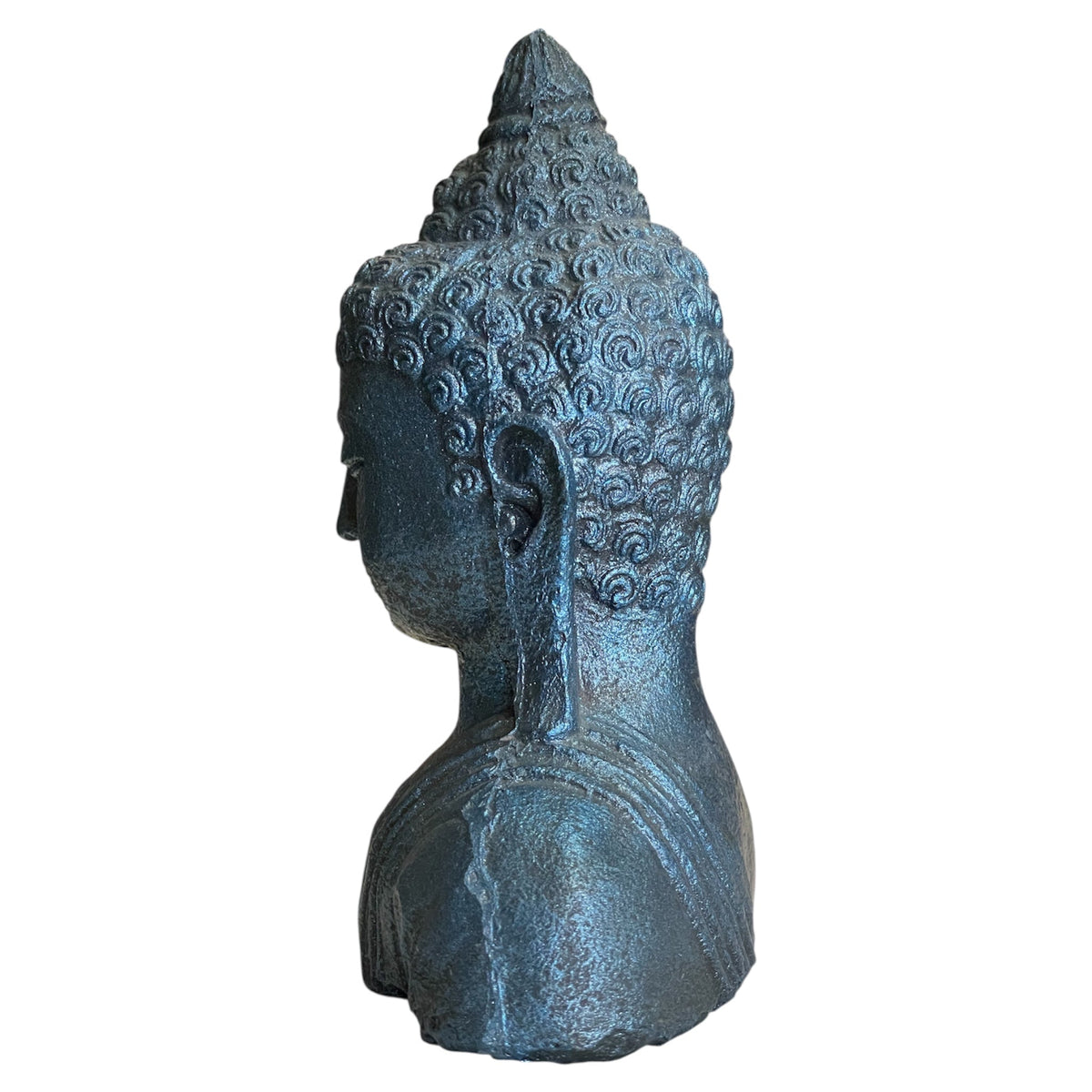 Busto De Buda Negro 17x12x6