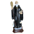 San Benito Figura De Resina 16 Cm Negro