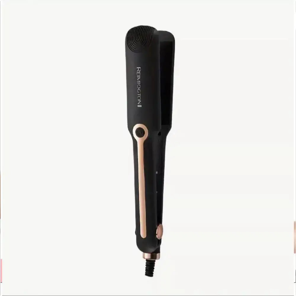 Plancha dorada de doble cerámica, alisador de cabello, estilismo