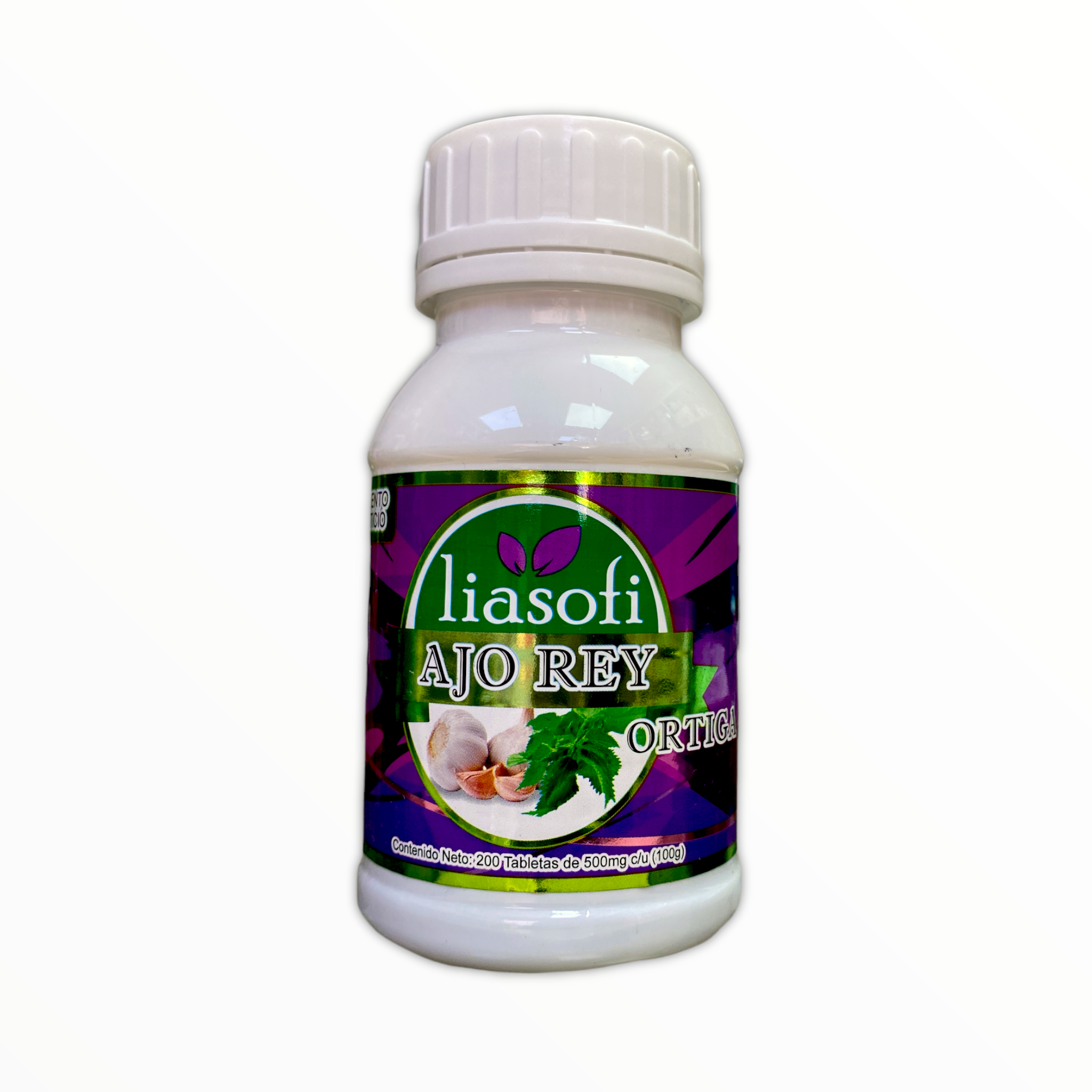 TAB ORTIGA CON AJO REY C/200 DE 500 MG LIASOFI