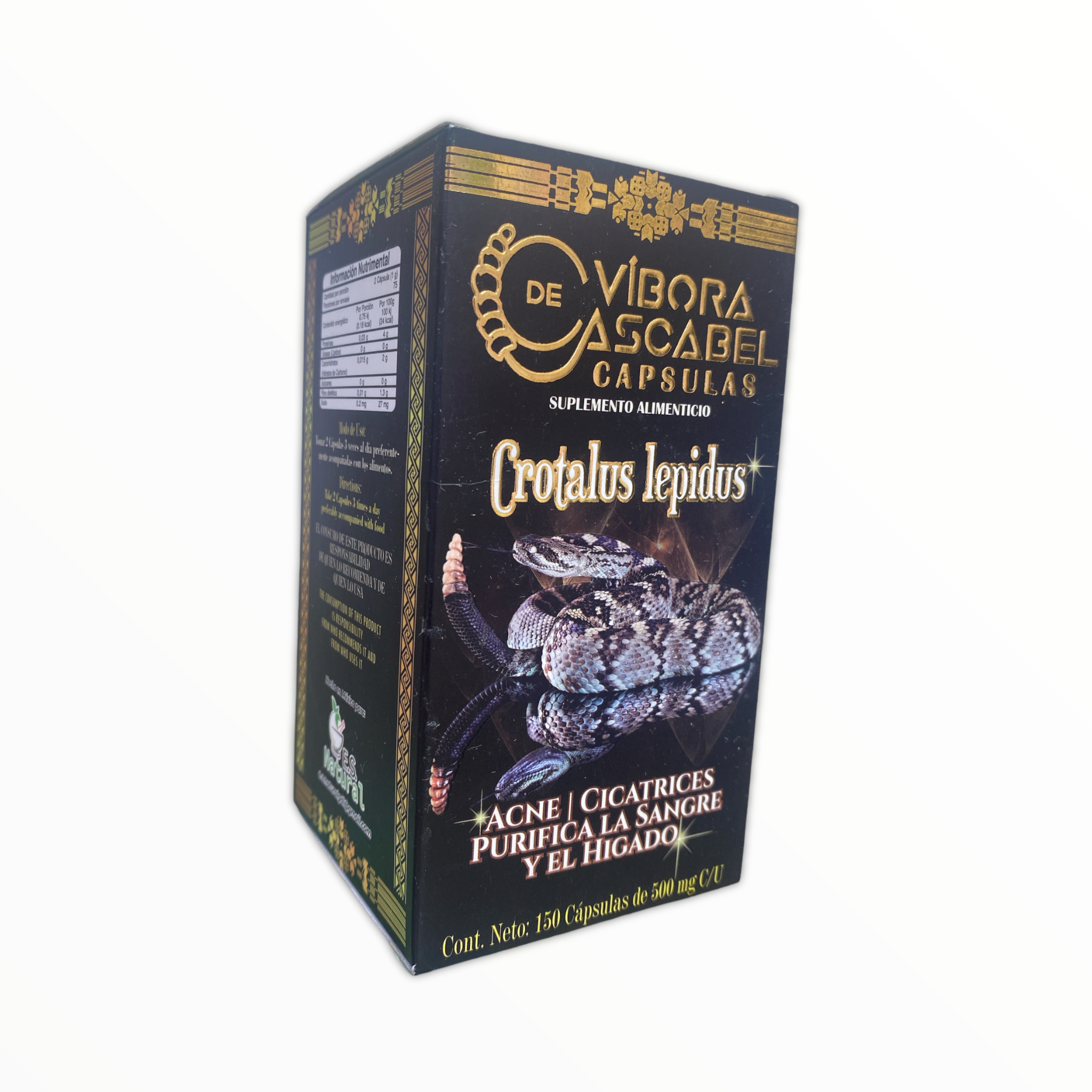 CAP VIBORA DE CASCABEL C/150 E.S NATURAL