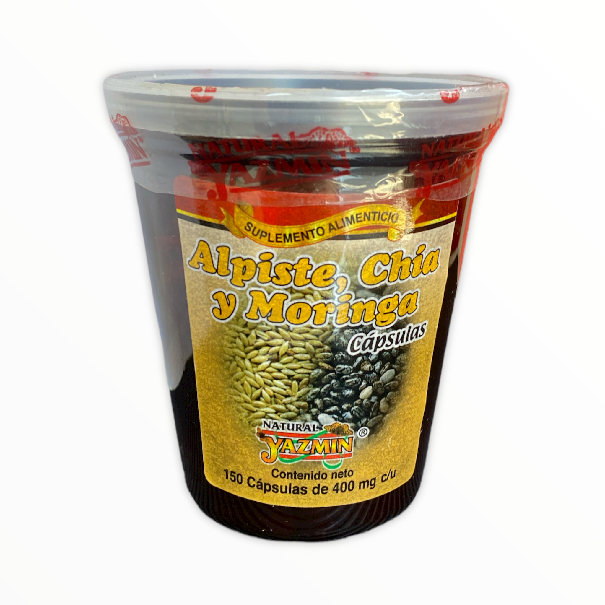 CAP ALPISTE CHIA Y MORINGA C/150 YAZMIN